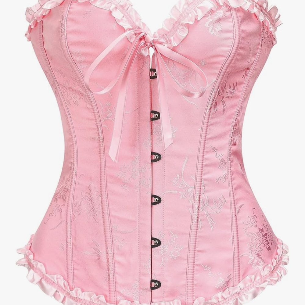 Lace up bustier top corset small